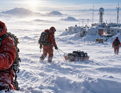 Der kälteste Ort: Wie Forscher bei minus 90 Grad in der Einsamkeit überleben