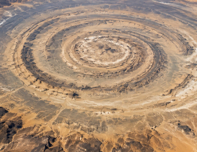 Das Auge Afrikas: Die gigantische Struktur in der Sahara, die man nur aus dem All sieht