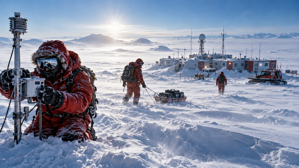 Der kälteste Ort: Wie Forscher bei minus 90 Grad in der Einsamkeit überleben