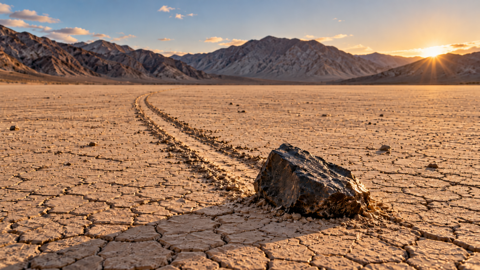 Die wandernden Steine: Das Rätsel des Death Valley ist endlich wissenschaftlich geklärt